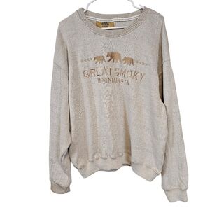 Super Soft Fleece Lined Great Smoky Mountains Tennessee Bear Crewneck
